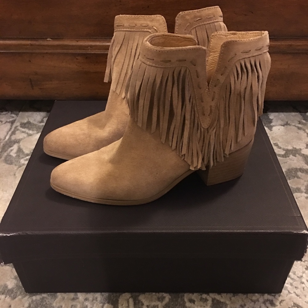 Vince Camuto cowboy booties